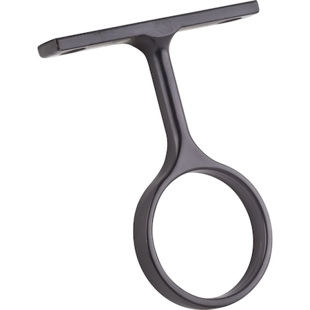 Hardware Resources Dark Bronze Center Support Bracket for 1-5/16" Round Closet Rods M7370-ORB